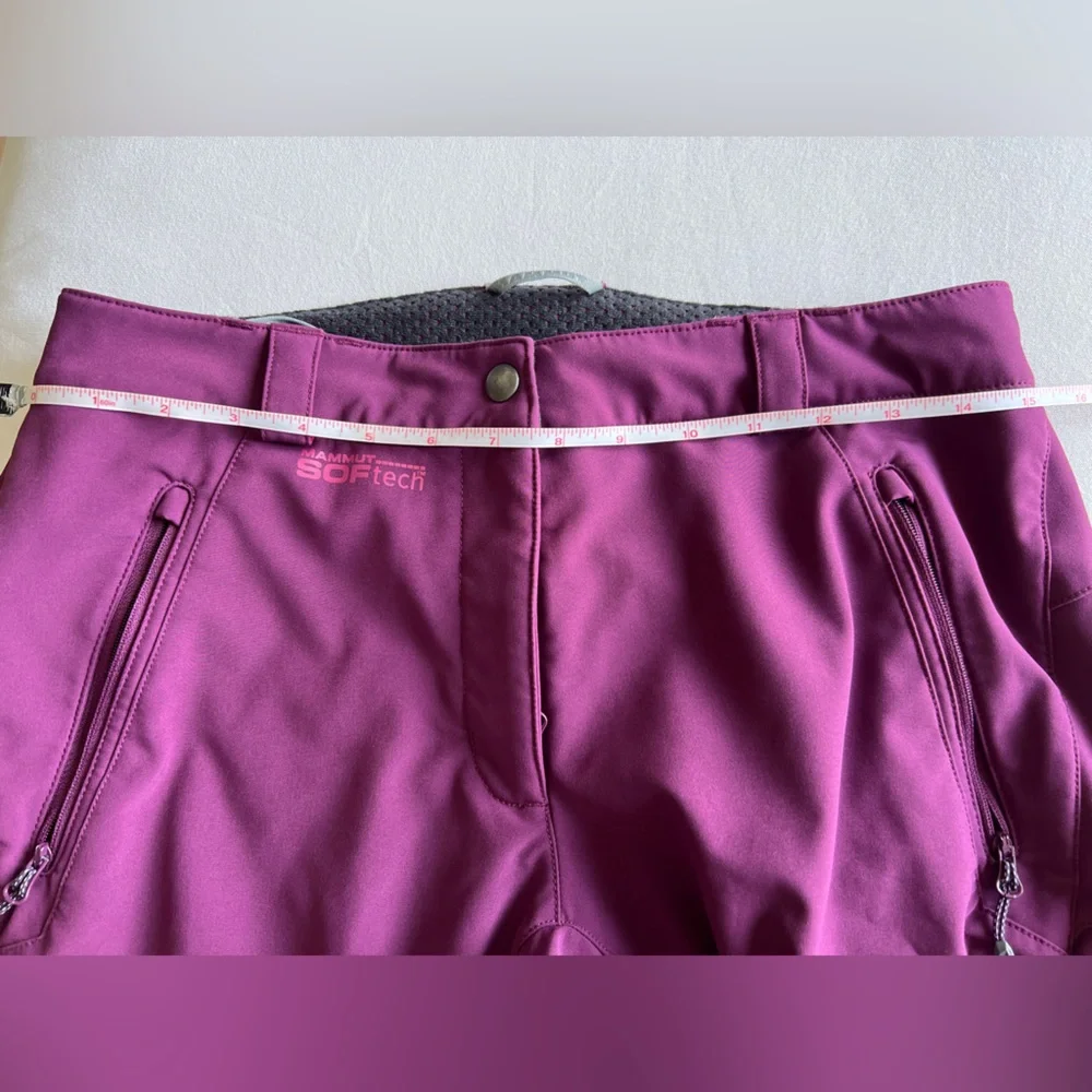Women's Purple Mammut Ski Pants - Picture 6 of 8